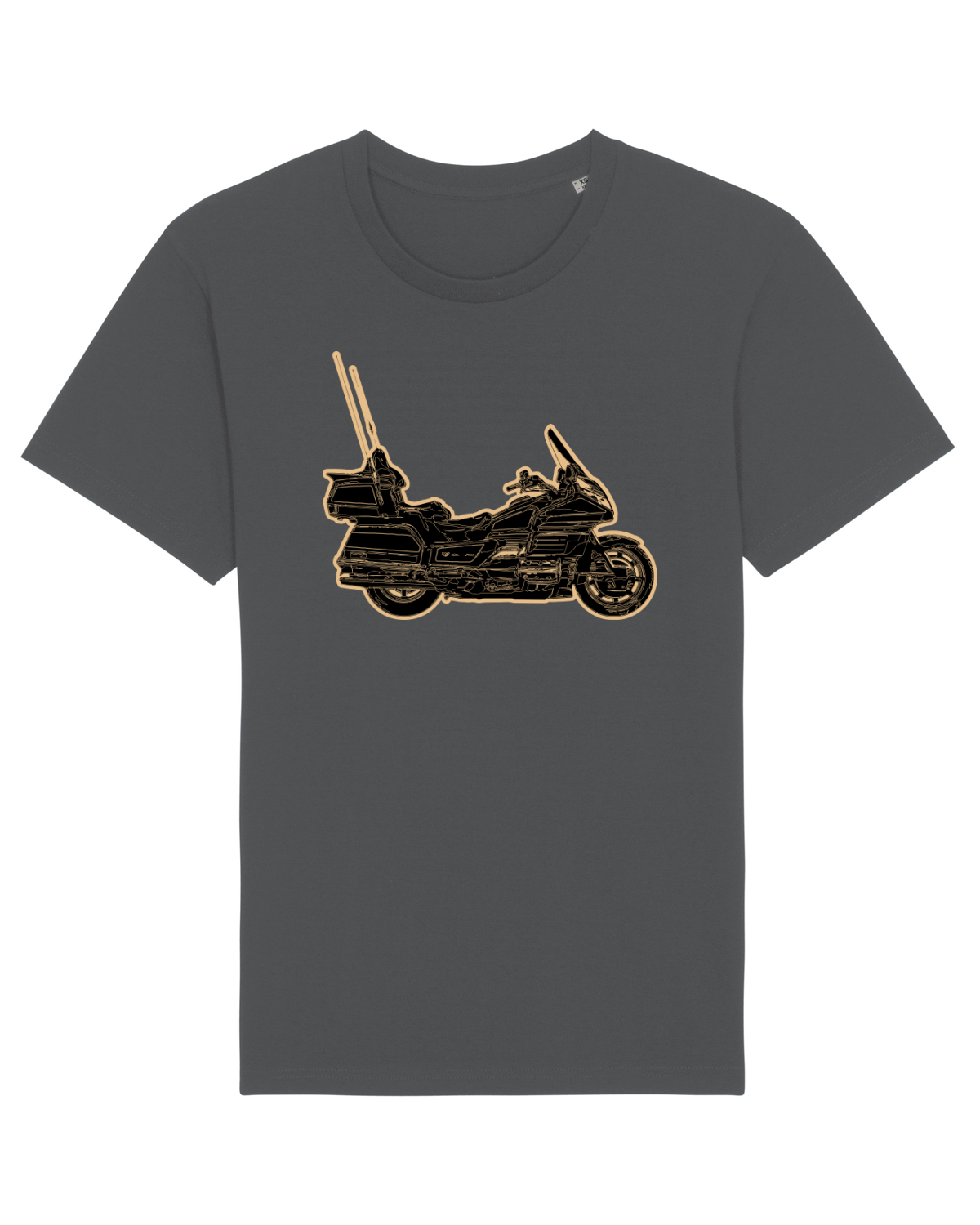 Tricou mânecă scurtă Unisex Rocker Anthracite