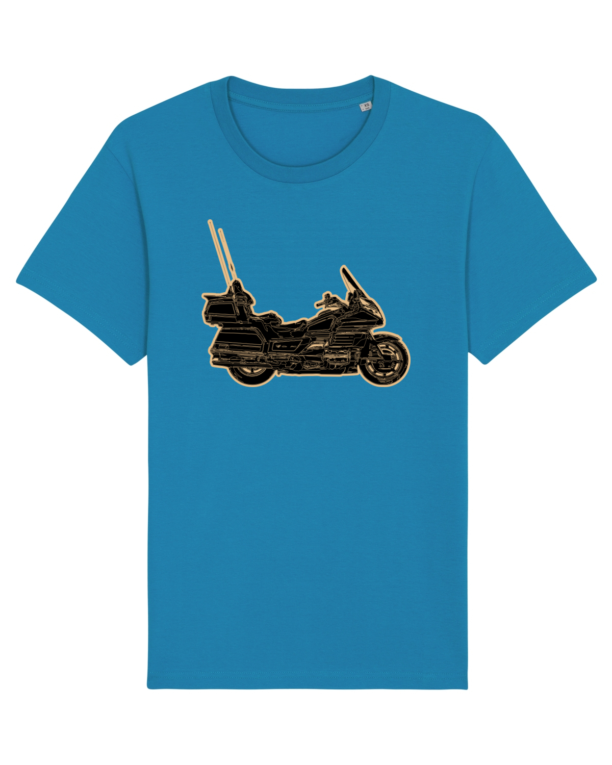 Tricou mânecă scurtă Unisex Rocker Azur