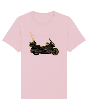 Motorcycle of gold Cotton Pink