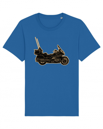 Motorcycle of gold Royal Blue