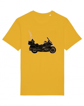 Motorcycle of gold Spectra Yellow