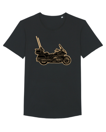 Motorcycle of gold Black