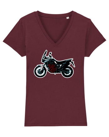 Adventure motorcycles are fun Africa Twin Burgundy