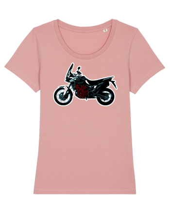Adventure motorcycles are fun Africa Twin Canyon Pink