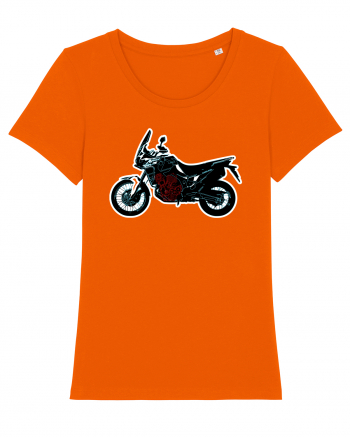 Adventure motorcycles are fun Africa Twin Bright Orange