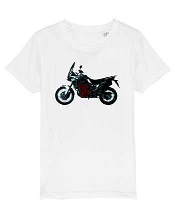 Adventure motorcycles are fun Africa Twin White