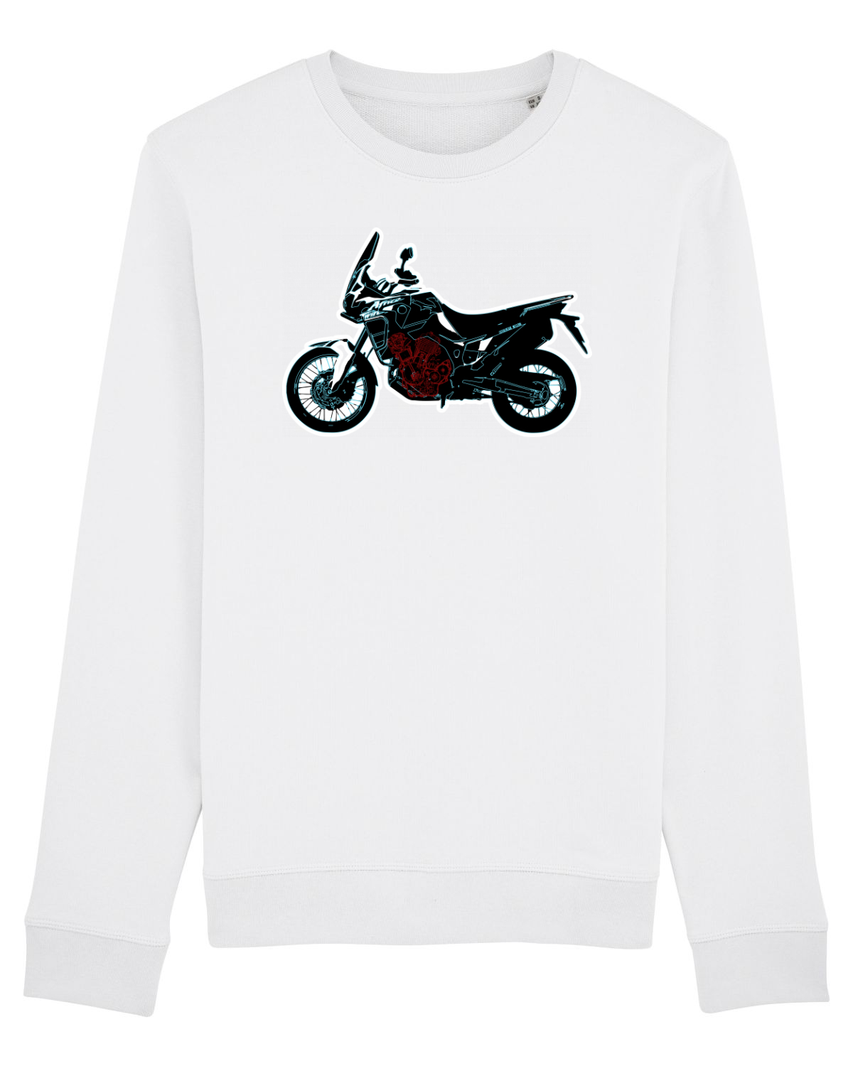 Bluză mânecă lungă Unisex Rise White