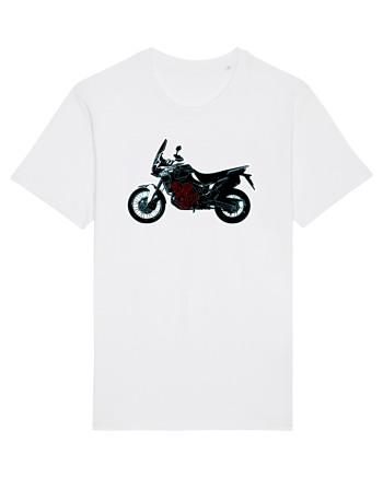 Adventure motorcycles are fun Africa Twin White