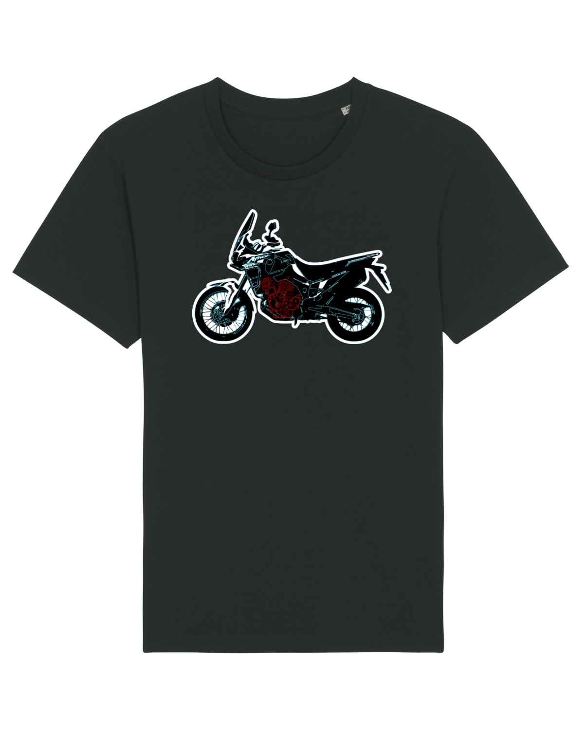 Tricou mânecă scurtă Unisex Rocker Black