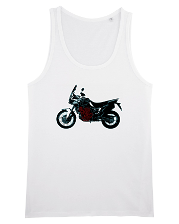 Adventure motorcycles are fun Africa Twin White