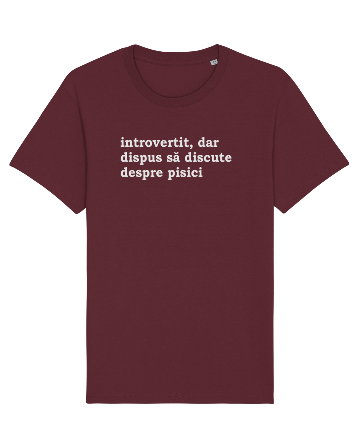 Tricou mânecă scurtă Unisex Rocker Burgundy