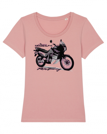 Adventure motorcycles are fun Transalp 600 Canyon Pink