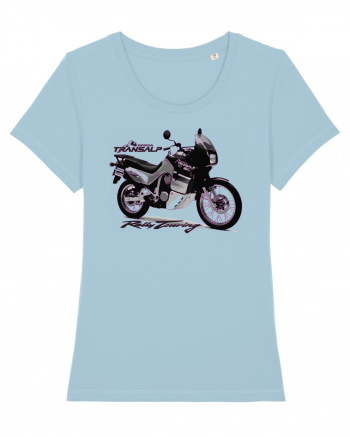 Adventure motorcycles are fun Transalp 600 Sky Blue