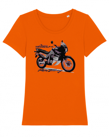 Adventure motorcycles are fun Transalp 600 Bright Orange