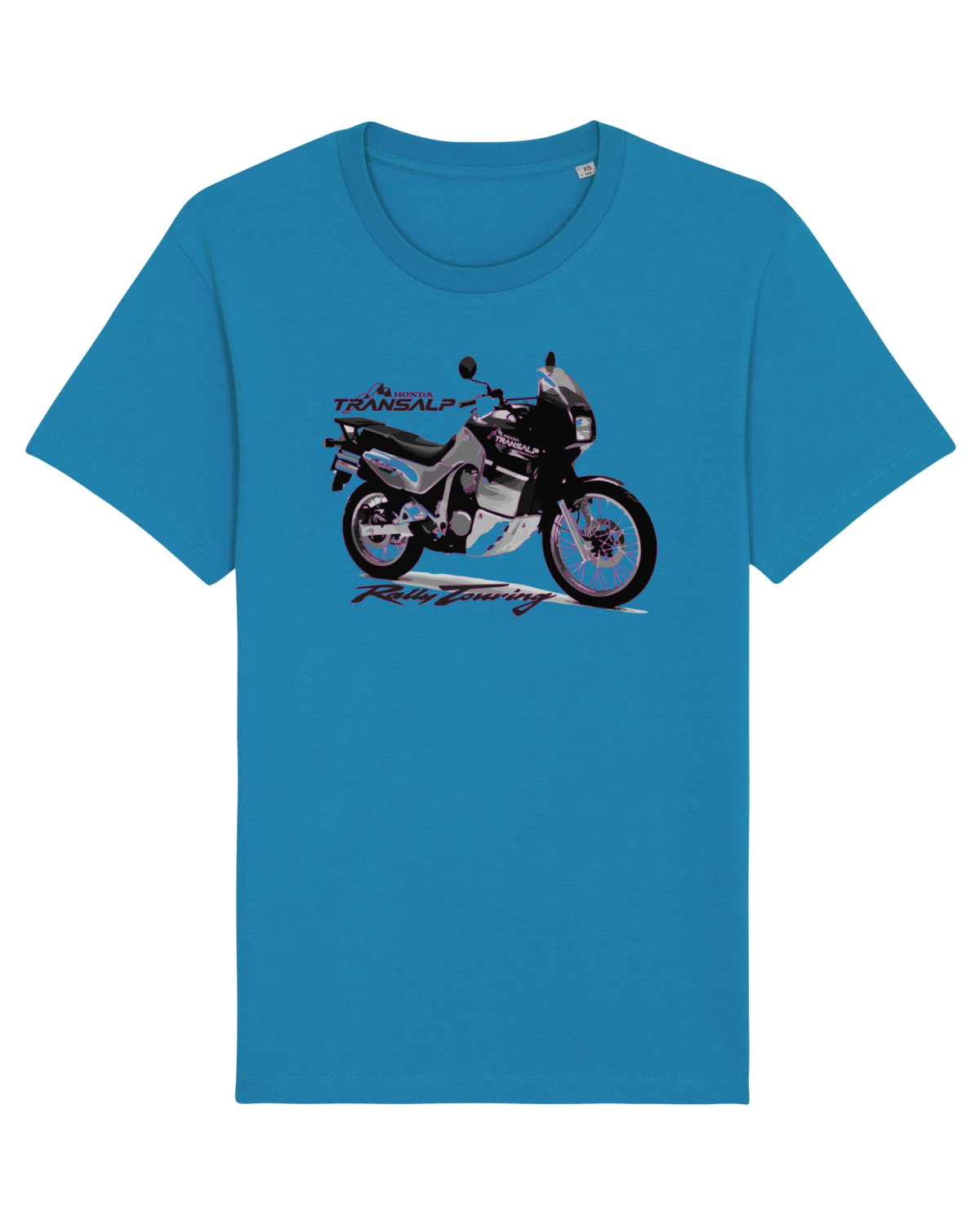 Tricou mânecă scurtă Unisex Rocker Azur