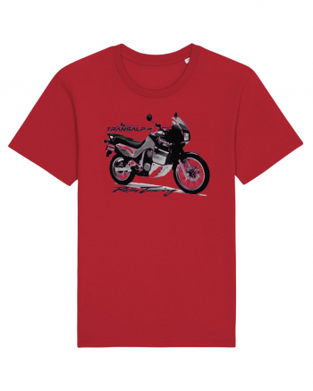Adventure motorcycles are fun Transalp 600 Red