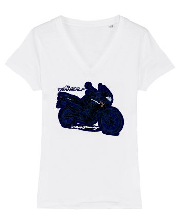 Adventure motorcycles are fun Transalp 650 White