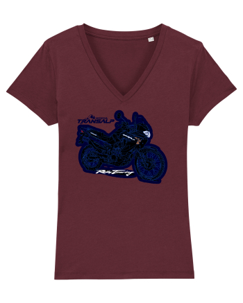 Adventure motorcycles are fun Transalp 650 Burgundy