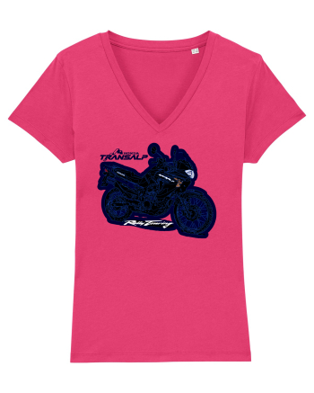 Adventure motorcycles are fun Transalp 650 Raspberry