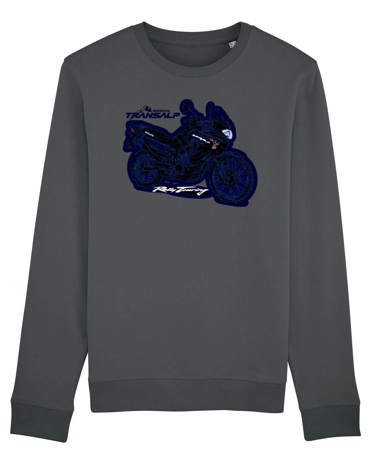Bluză mânecă lungă Unisex Rise Anthracite