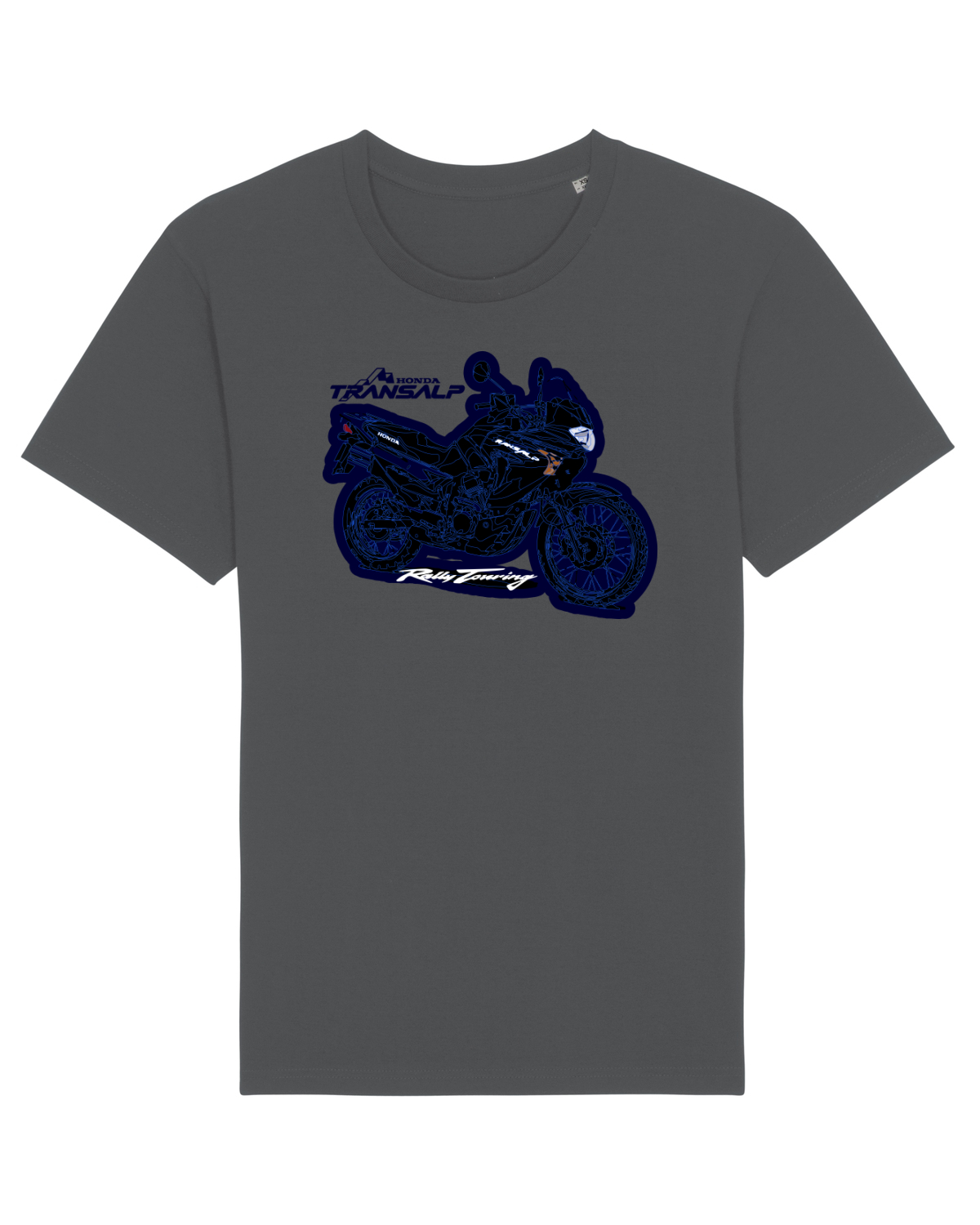 Tricou mânecă scurtă Unisex Rocker Anthracite