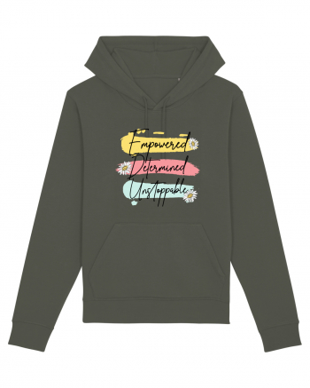 Empowered Determined Unstoppable Khaki