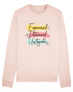 Empowered Determined Unstoppable Bluză mânecă lungă Unisex Rise