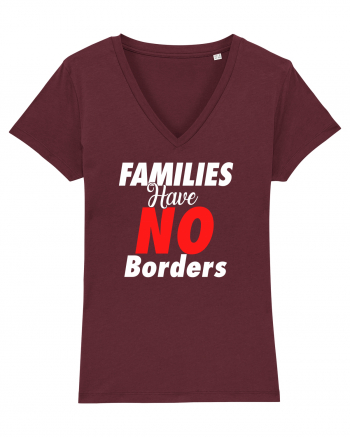 Families have no borders Burgundy