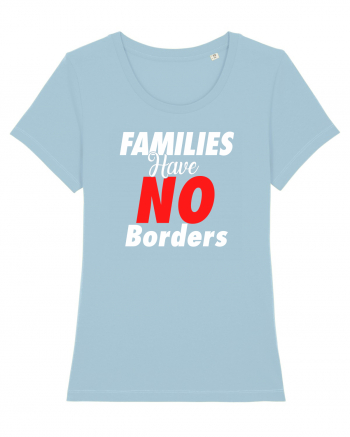 Families have no borders Sky Blue