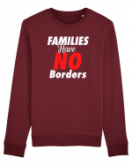 Families have no borders Bluză mânecă lungă Unisex Rise