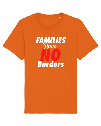 Families have no borders Bright Orange