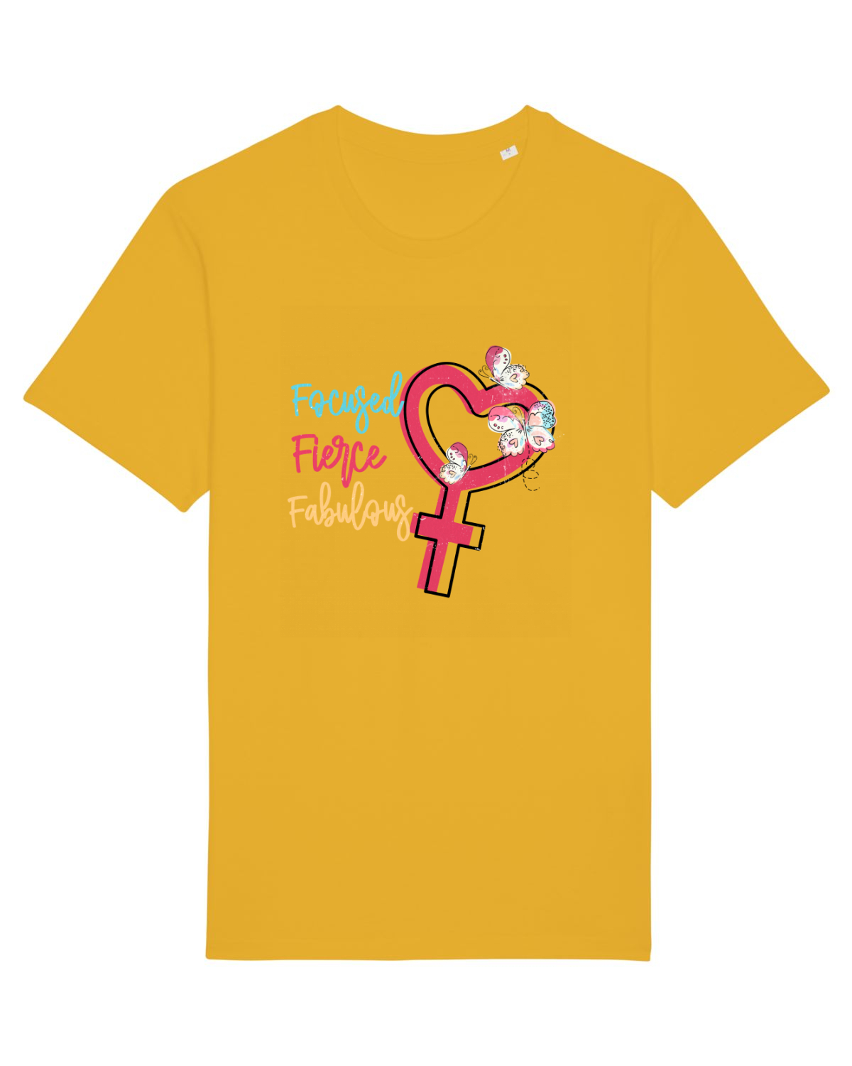 Tricou mânecă scurtă Unisex Rocker Spectra Yellow