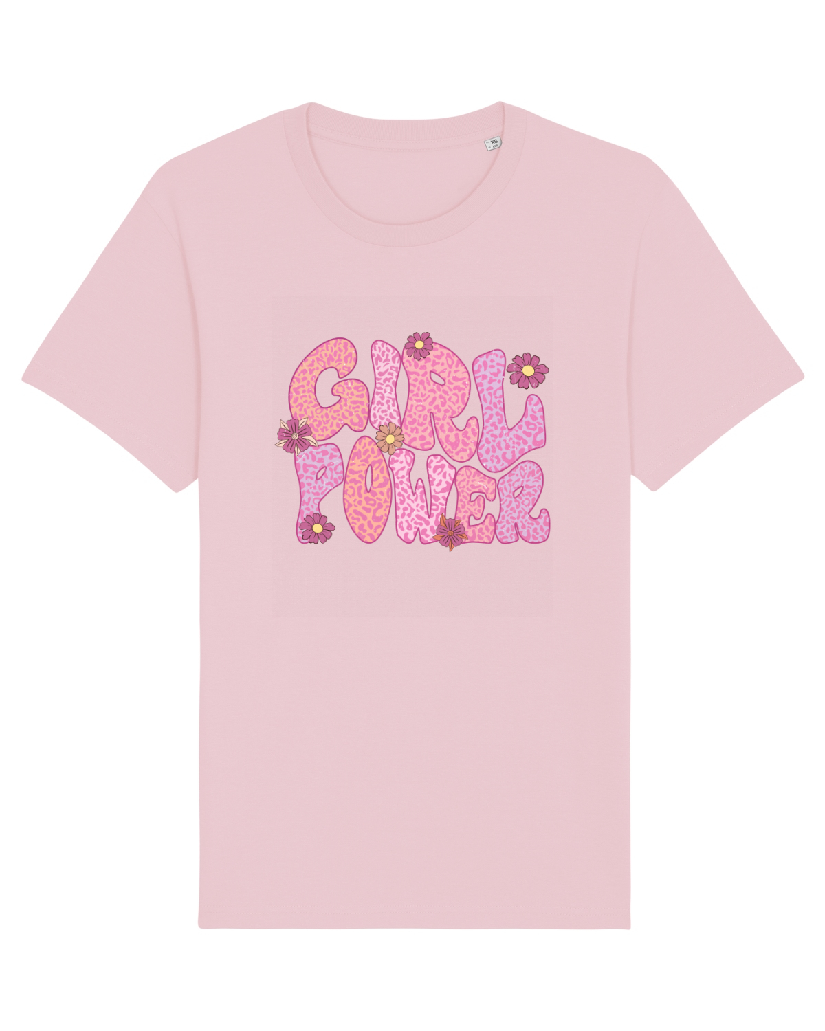 Tricou mânecă scurtă Unisex Rocker Cotton Pink