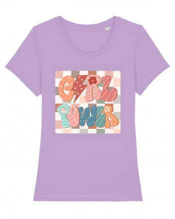 Girl Power Retro Style Lavender Dawn