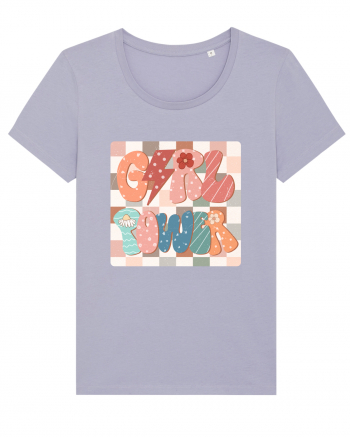 Girl Power Retro Style Lavender