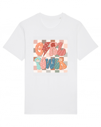 Girl Power Retro Style White