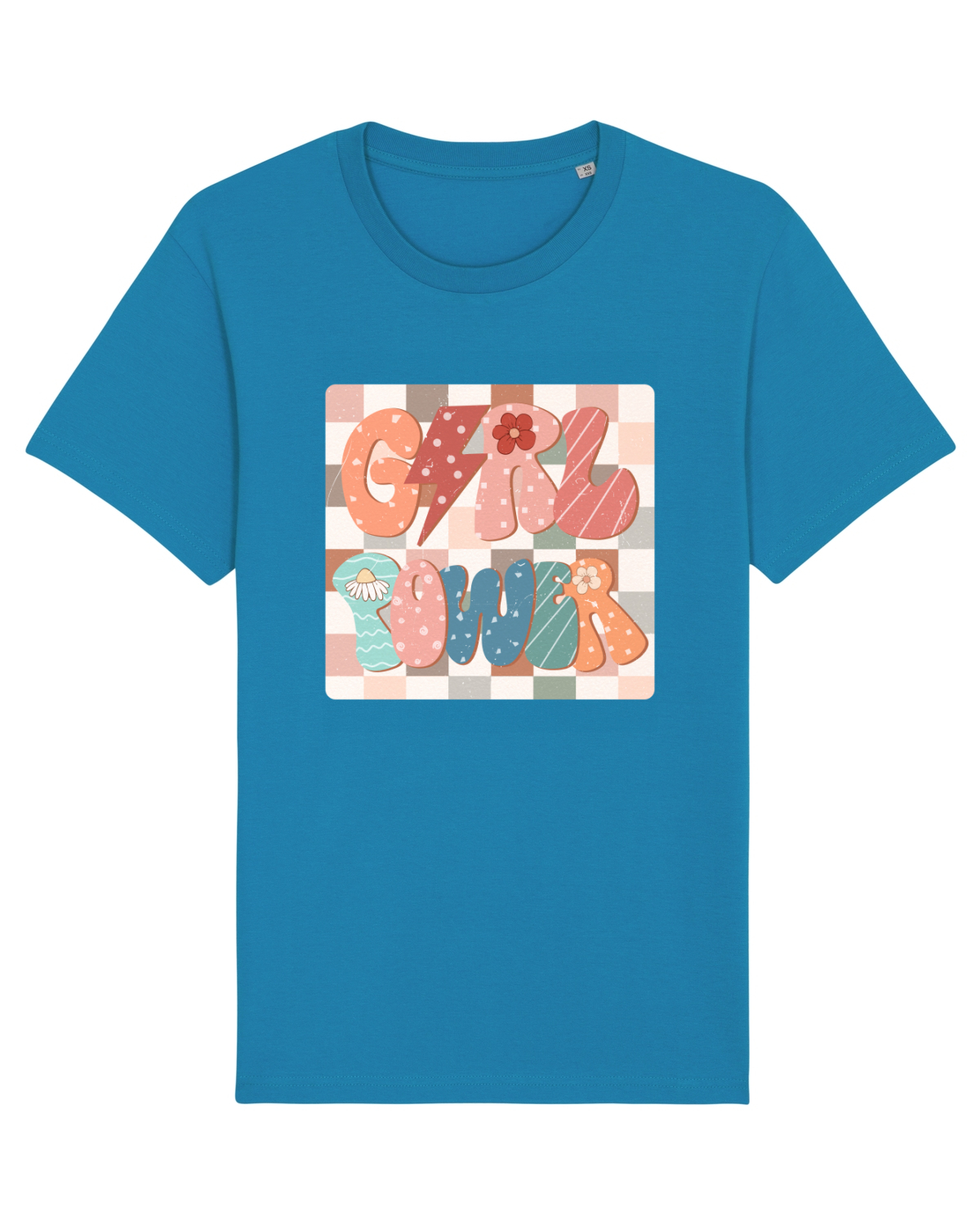 Tricou mânecă scurtă Unisex Rocker Azur
