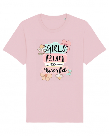 Girls Run the World Cotton Pink