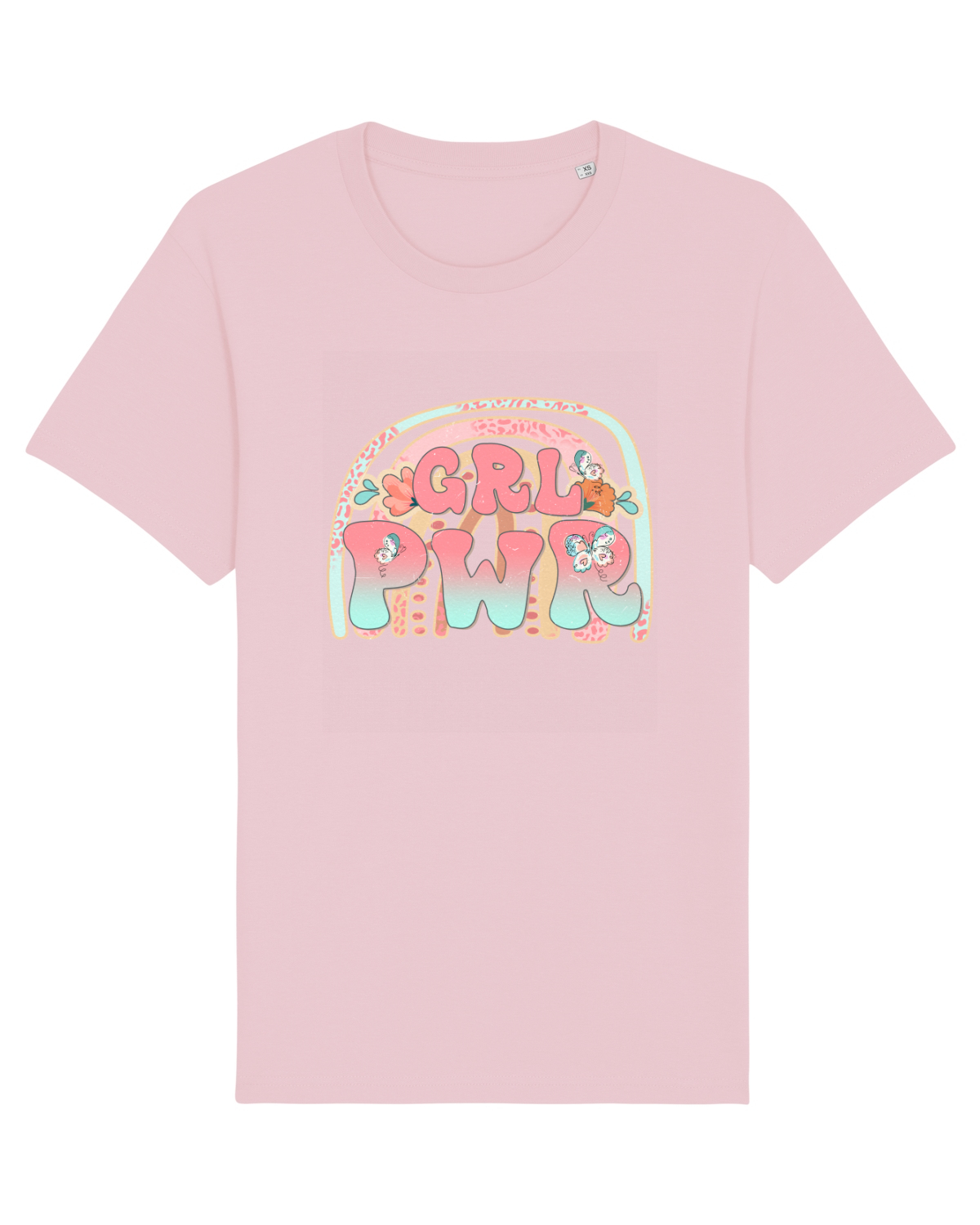 Tricou mânecă scurtă Unisex Rocker Cotton Pink