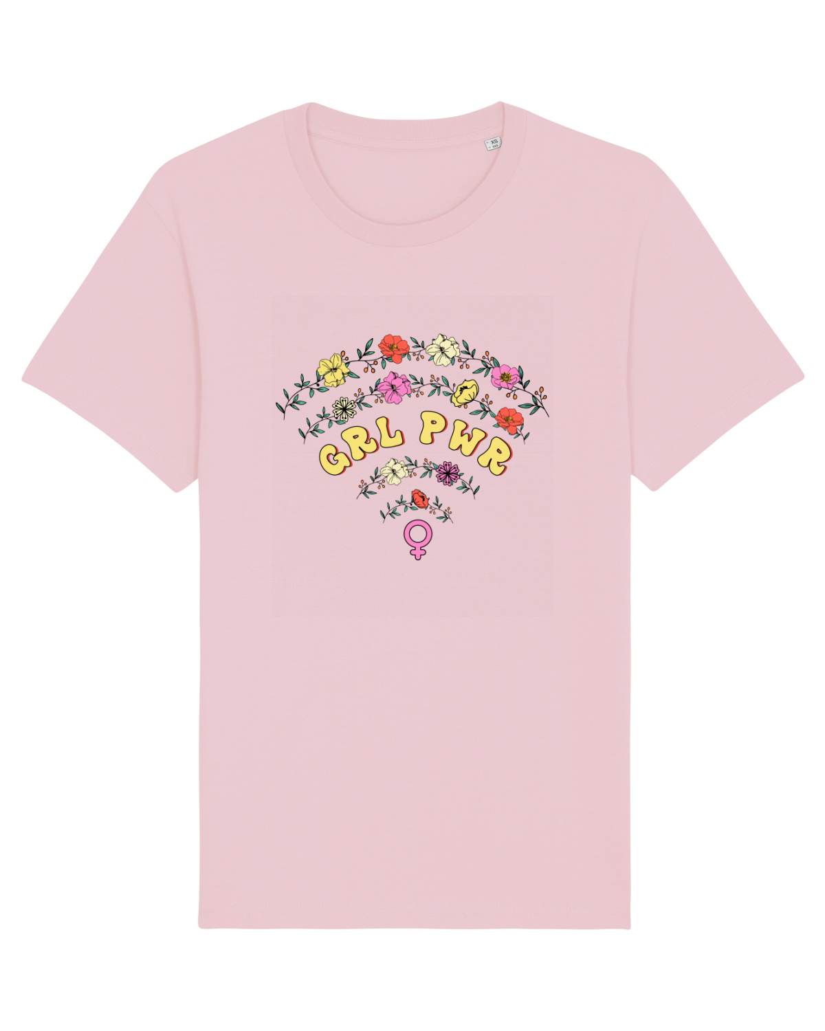 Tricou mânecă scurtă Unisex Rocker Cotton Pink