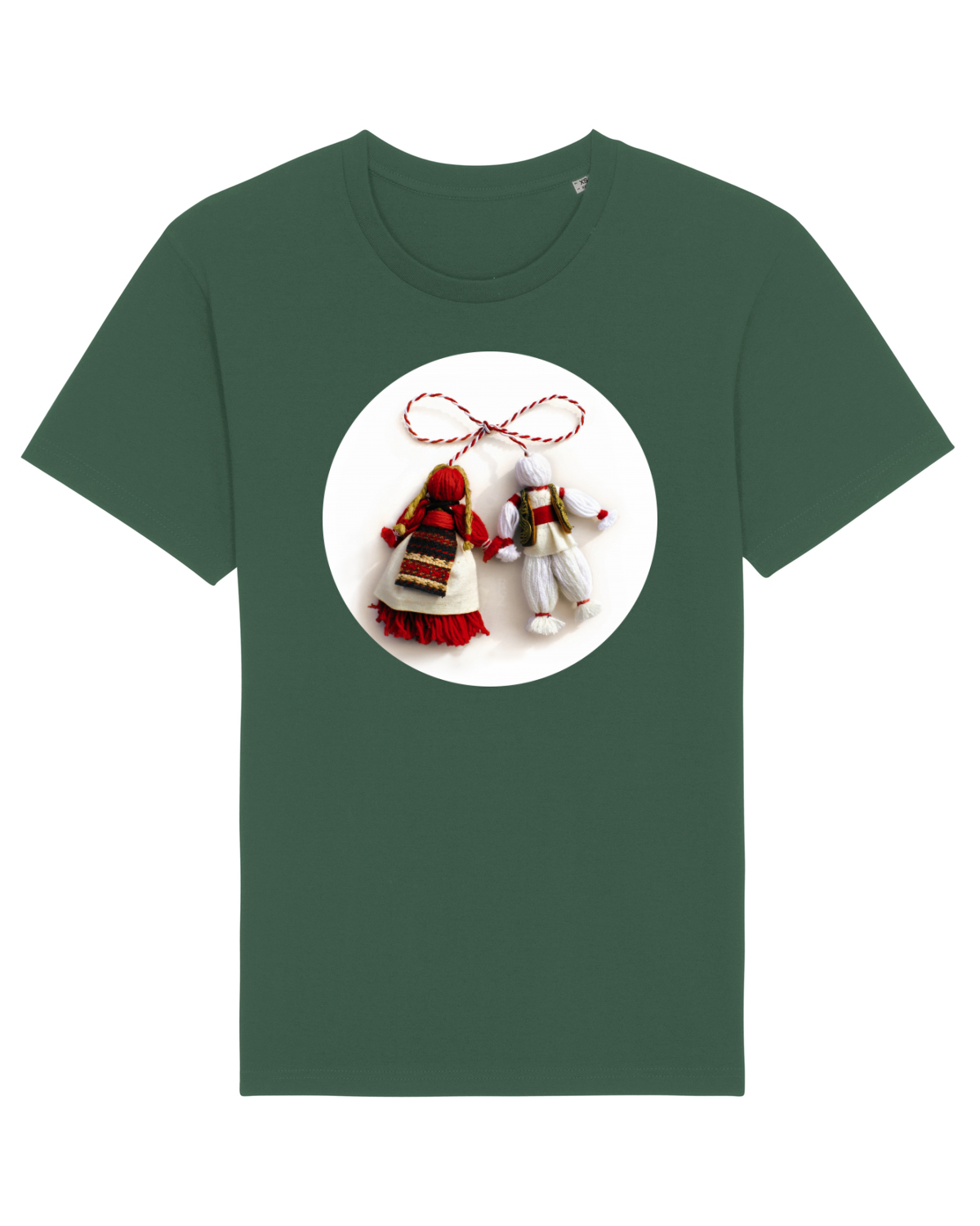 Tricou mânecă scurtă Unisex Rocker Bottle Green