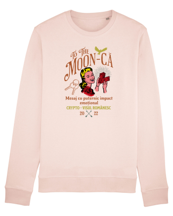 Crypto To The Moon-ca. Mesaj cu puternic impact emotional Candy Pink