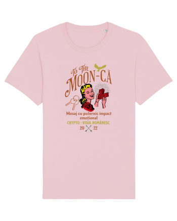 Crypto To The Moon-ca. Mesaj cu puternic impact emotional Cotton Pink
