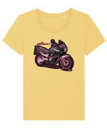 Rally Touring Transalp 650 Tricou mânecă scurtă guler larg fitted Damă Expresser
