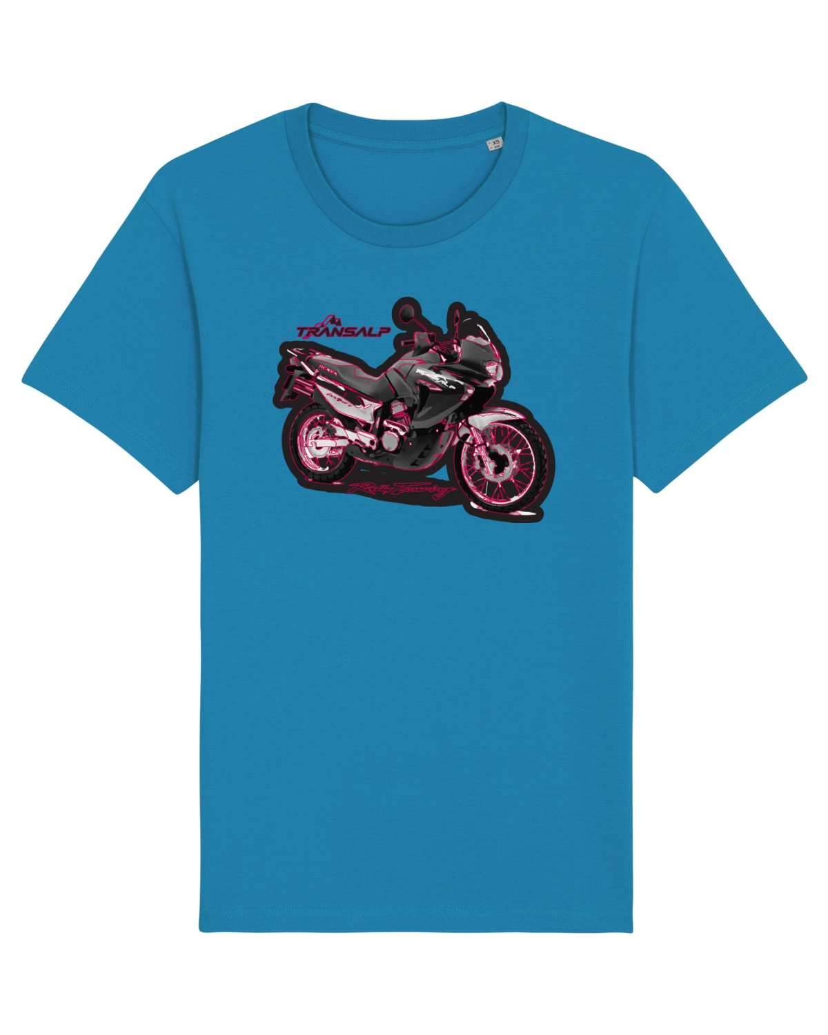 Tricou mânecă scurtă Unisex Rocker Azur