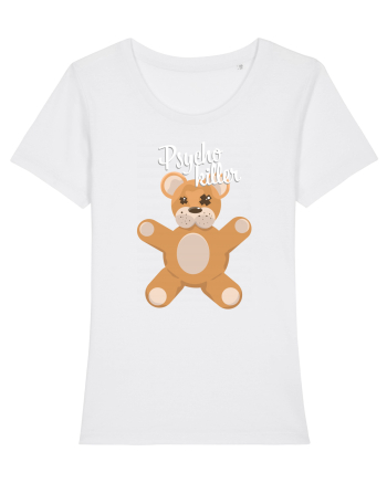 Psycho killer teddy bear White