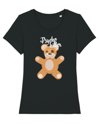 Psycho killer teddy bear Black