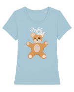 Psycho killer teddy bear Tricou mânecă scurtă guler larg fitted Damă Expresser