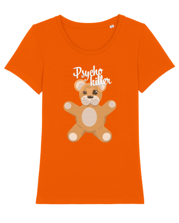 Psycho killer teddy bear Bright Orange