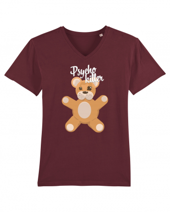 Psycho killer teddy bear Burgundy